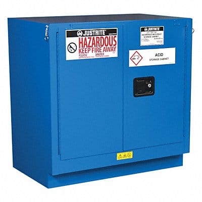 Haz Material Safety Cabinet 22 Gal Blue MRO102XD5