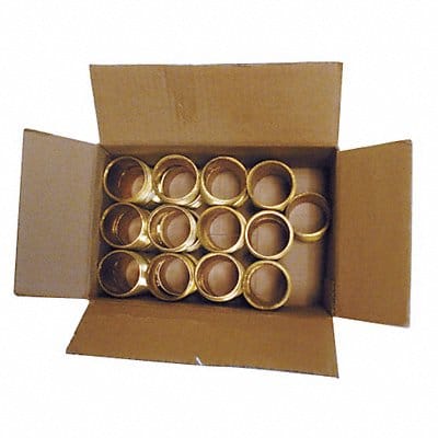 Nipple Red Brass 1-1/2In NPT PK25