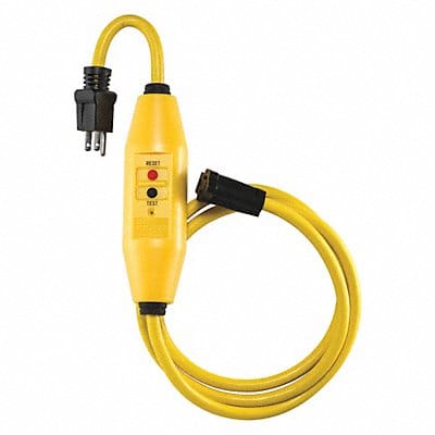 Line Cord GFCI 6ft 15A Yel 125V