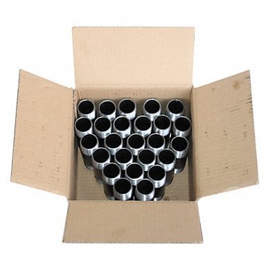 Blk Pipe Nipple Threaded 1/4x7/8 PK25