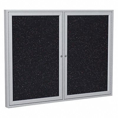 Enclosed Bulletin Board Rubber 36 x48