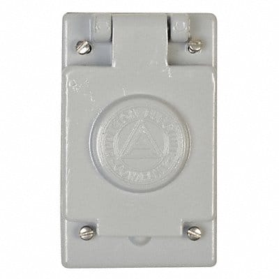 Weatherproof Cover Vertical 1-5/32 In.D
