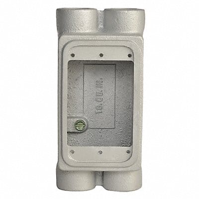 Weatherproof Box 4Inlet 1/2in Hub Iron