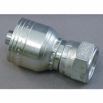 Crimp Fitting 1/4 I.D. 1/4 F BSPP