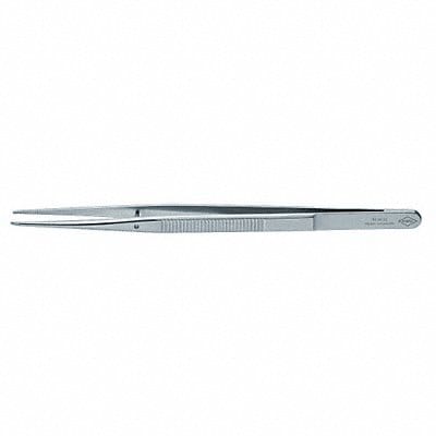 Tweezers DowelPin Straight Serrated 6 In