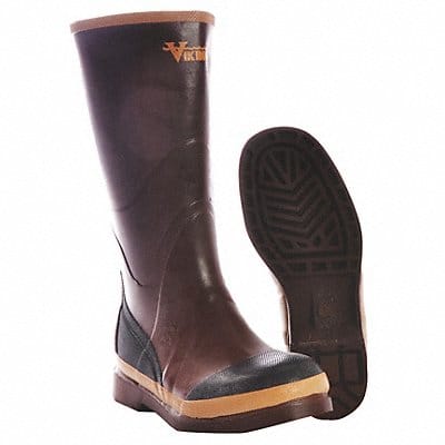 G3086 Rubber Boot Unisex 10 Knee Brown PR
