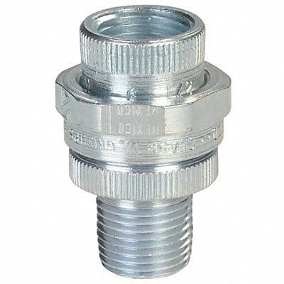 Straight Union Steel Trd Sz 1/2 3/4in