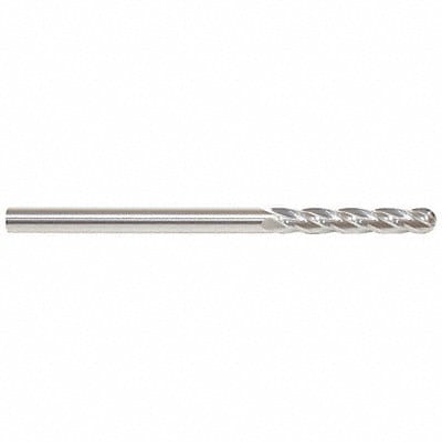 Ball End Mill Single End 1/8 Carbide