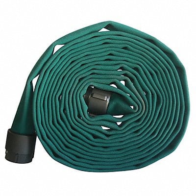 G8765 Fire Hose 50 ft Green Polyester