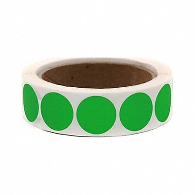 1/2 Color Code Circles GR 100roll