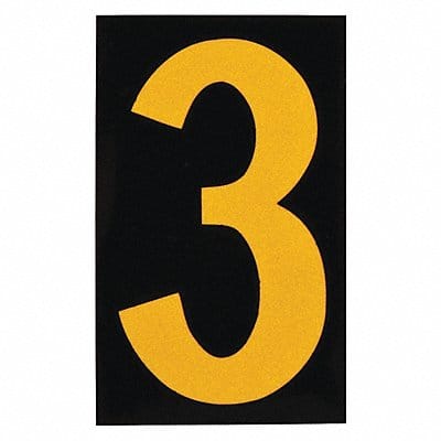 Reflective Numbers And Letters 3 PK25 Reflective Numbers And Letters 3 PK25