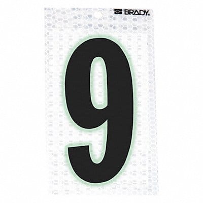 Ultra Reflective Numbers 9 PK10 Ultra Reflective Numbers 9 PK10