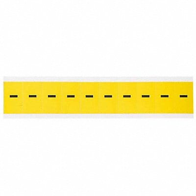 Numbers And Letters Blk On Ylw Dash PK10