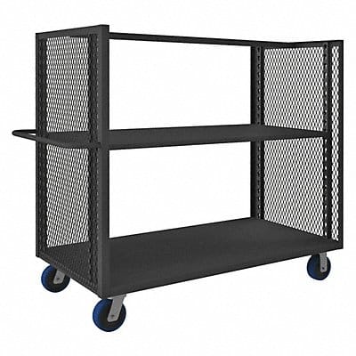 2 Sided Low Deck Cart 1 Shelf 3600 lb.