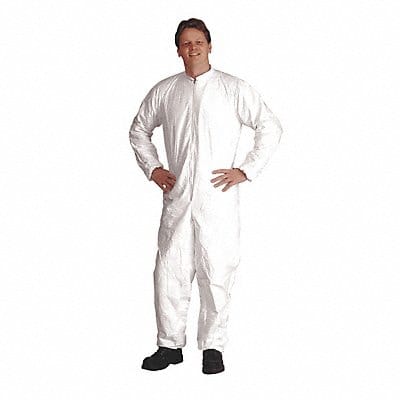 D1426 Coveralls M Wht Tyvek IsoClean PK25