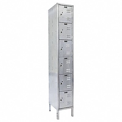 Bx Lckr 6x1Lckr Silver 78 x18 x18 Assm