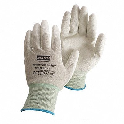 D1641 Antistatic Gloves Gray L PR