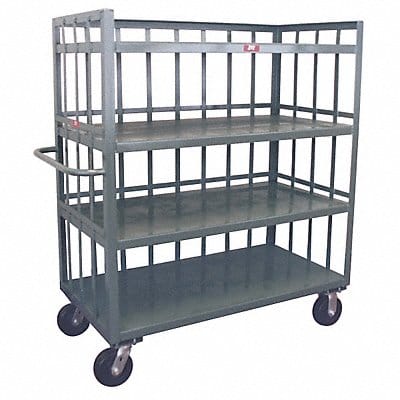 Stock Cart 3000 lb 4 Shelf 60 in L