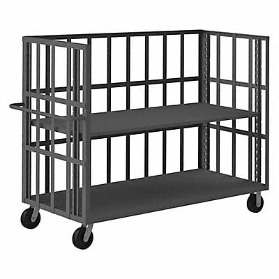 Slat Cart 3000 lb 2 Shelf 72 in L