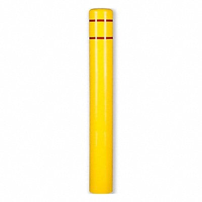 Bollard Cover Yellow 11 3/10 in Dia