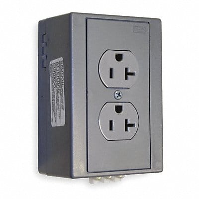 Din Rail Receptacle Duplx 20A 5-20R 125V