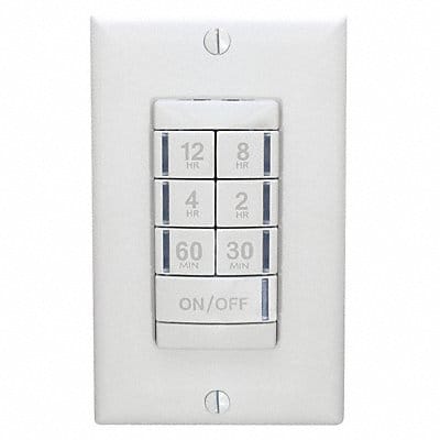 Timer Switch 12 Hrs White