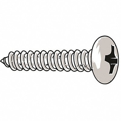 ShtMtlScrw Scrw Sz #14 Zinc 2 L PK100