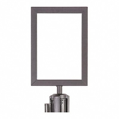 Steel Frame Sign Holder Matte Black
