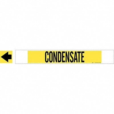 Pipe Marker Condensate 4 in H 24 in W