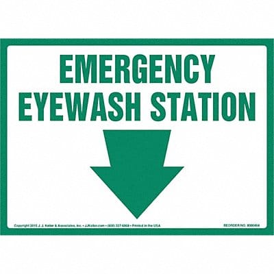 Emergency Eyewash Station Sign