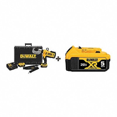 Cordless Crimping Tool Kit Pistol Handle