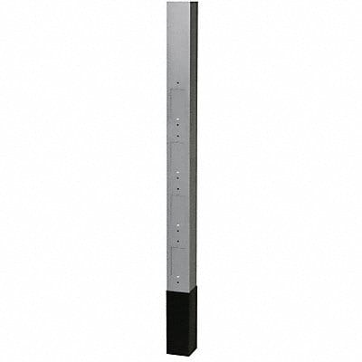 Service Pole Gray 12 ft 2 L 2.13 W