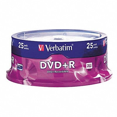 DVD+R Disc 4.70 GB 120 min 16x PK25