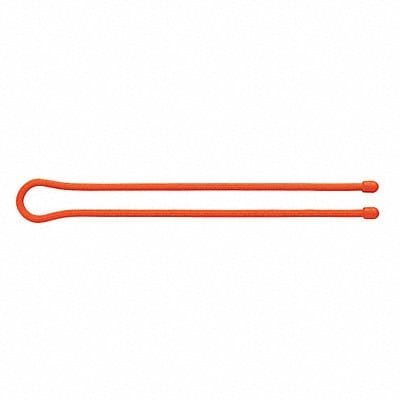 Gear Tie Orange 24 in PK2