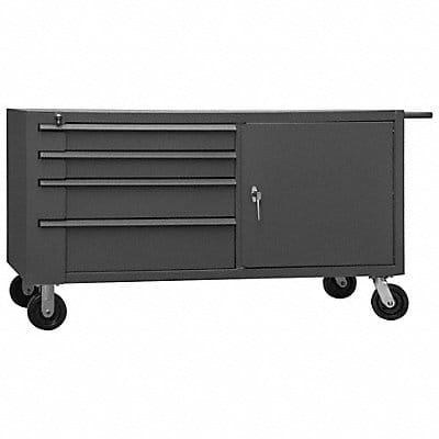 Mobile Cabinet Bench Steel 66 W 33 D