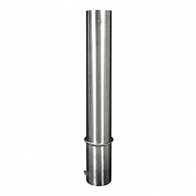Removable Bollard 48 in H Silver