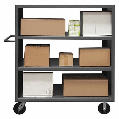 Stock Cart Heavy Duty 3 Shelf 60 X 30
