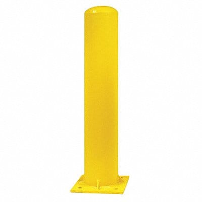 Bollard 36 in H Yellow Carbon Steel