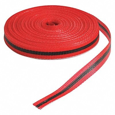 Barricade Tape Black/Red 150 ft L 3/4 in