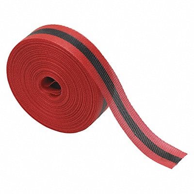 Barricade Tape Black/Red 200 ft L 2 in