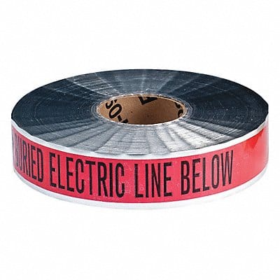 Undrgrnd Mrkng Tape Red 1 000 ft L 2 in