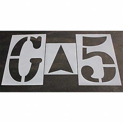 Athletic Stencil Football 72 in 1/8