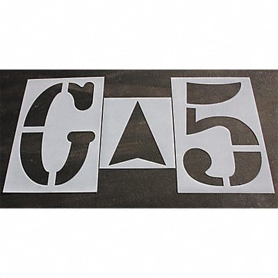 Athletic Stencil Football 42 in 1/16