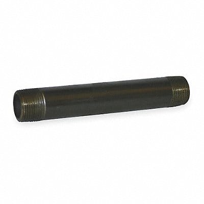 Black Pipe Nipple Threaded 3/4x4 In