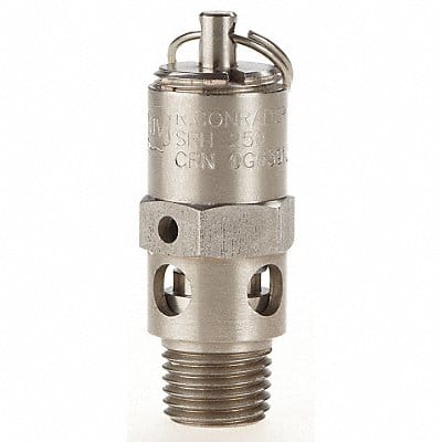 Safety Valve Hard Seat 1/4 In 60 PSI SS