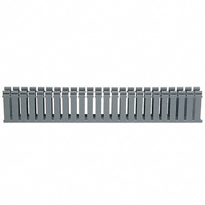 Wire Duct Wide Slot Gray L 6 Ft