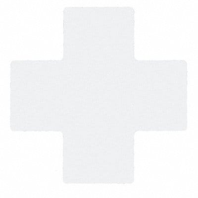 Floor Tape White 4 inx10 in Cross PK20