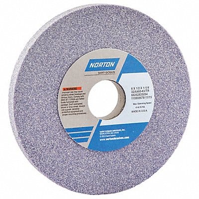 Grinding Wheel T1 6x1/2x1.25 AO 60G PK5