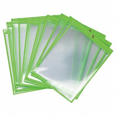Shop Env 12 x 9 In Fluor Grn Plstc PK25