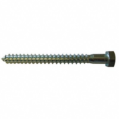 Hex Lag Screw 3/8 Zinc 1.25 L PK100